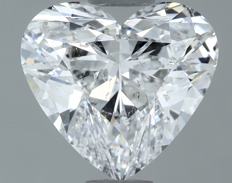 1.32 carat natural Heart diamond, E I1, GIA certified