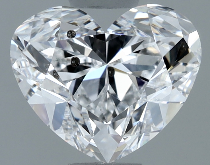 1.21 carat natural Heart diamond, D SI2, GIA certified