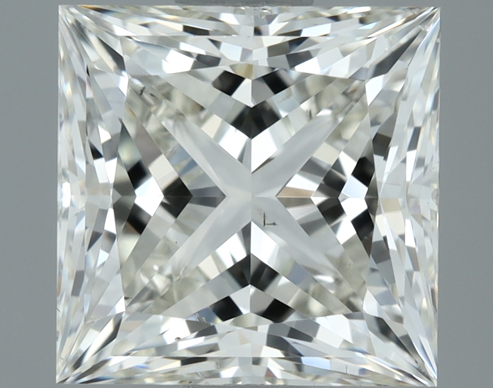 2.02 carat natural Princess diamond, I SI1, IGI certified