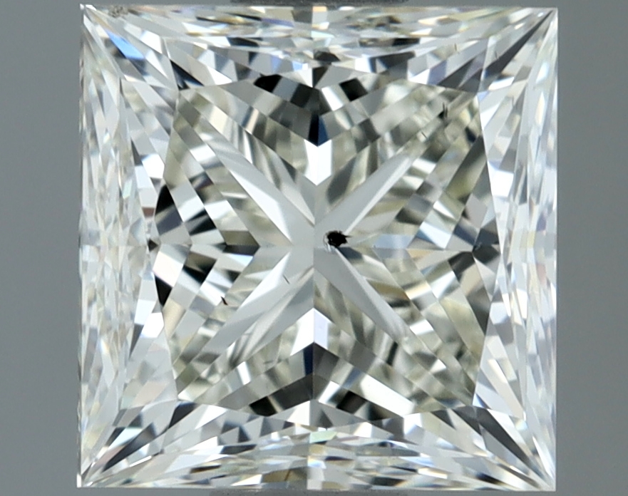 2.03 carat natural Princess diamond, I SI1, IGI certified
