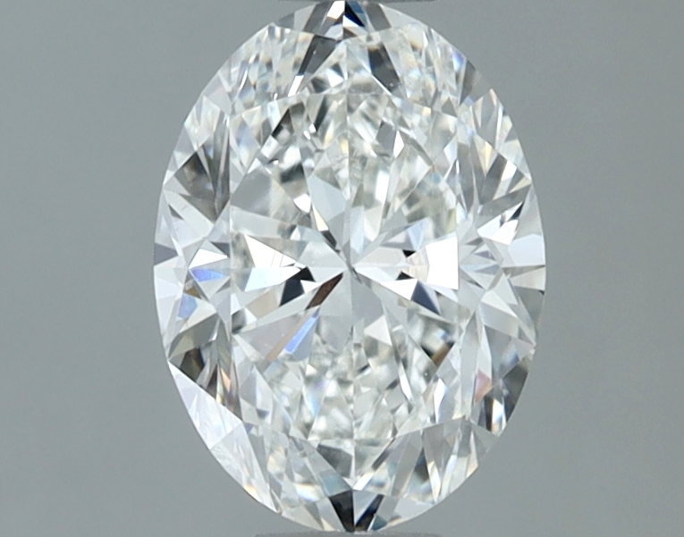 1.30 carat natural Oval diamond, H SI2, GIA certified