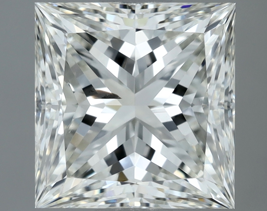 2.03 carat natural Princess diamond, I SI2, IGI certified