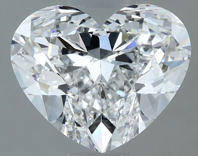 1.40 carat natural Heart diamond, E VVS2, GIA certified