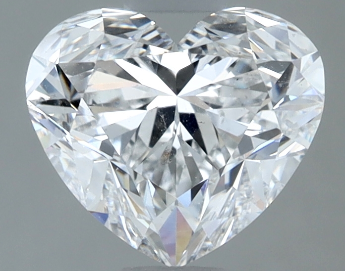 2.02 carat natural Heart diamond, D SI1, GIA certified