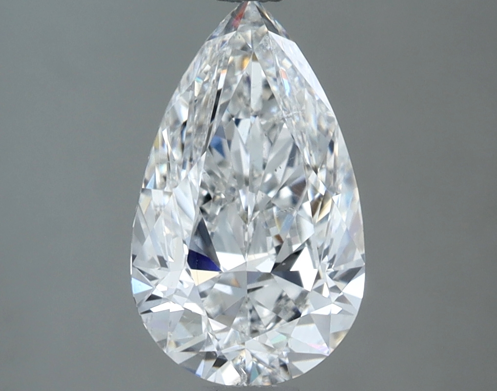 1.80 carat natural Pear diamond, F SI1, GIA certified