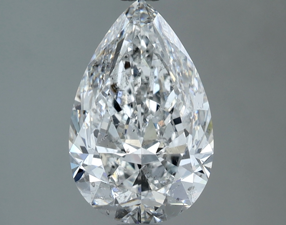 1.83 carat natural Pear diamond, F SI2, GIA certified