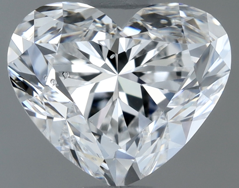 1.21 carat natural Heart diamond, F SI2, GIA certified