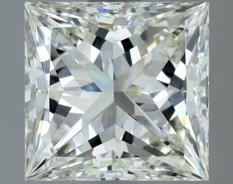 2.50 carat natural Princess diamond, J VS1, IGI certified