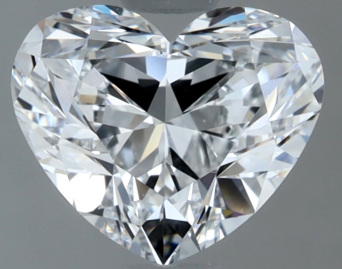 1.51 carat natural Heart diamond, D VVS2, GIA certified