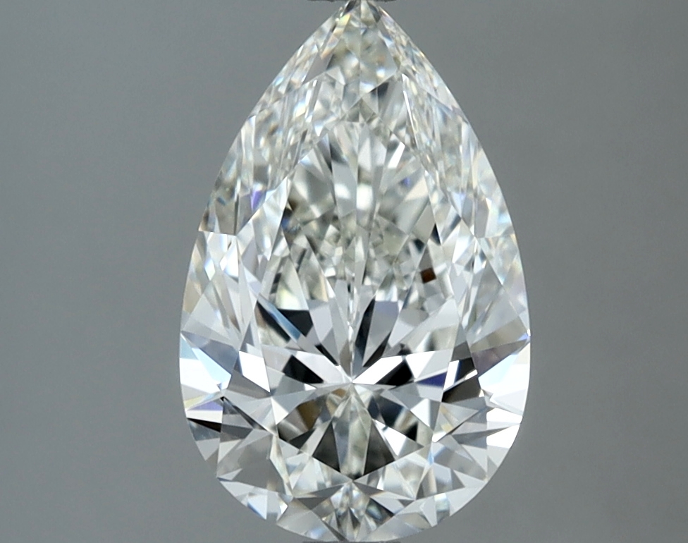 2.01 carat natural Pear diamond, H VVS1, IGI certified
