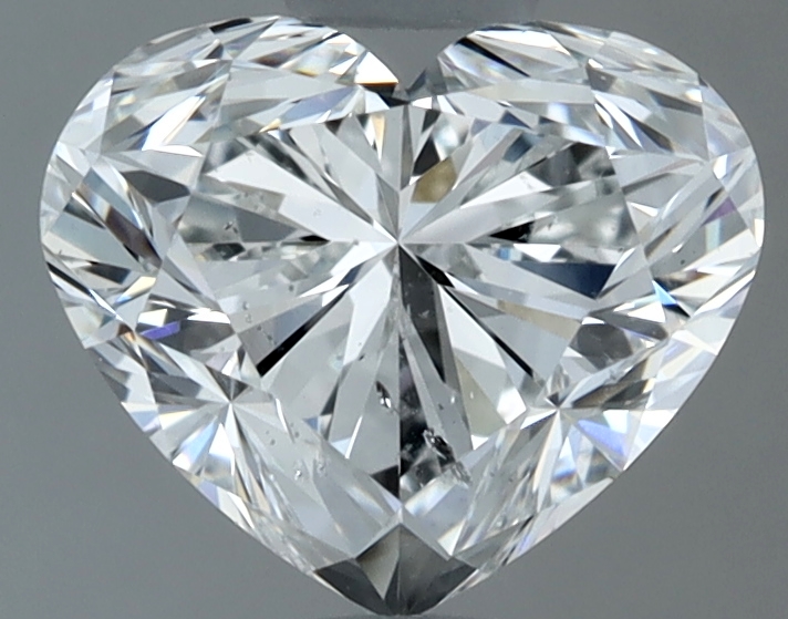 1.41 carat natural Heart diamond, F SI2, GIA certified