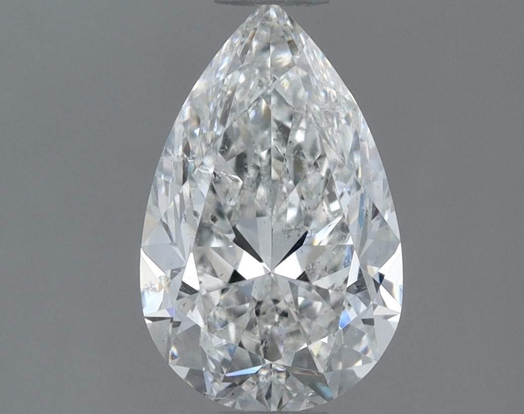 1.21 carat natural Pear diamond, H SI2, GIA certified