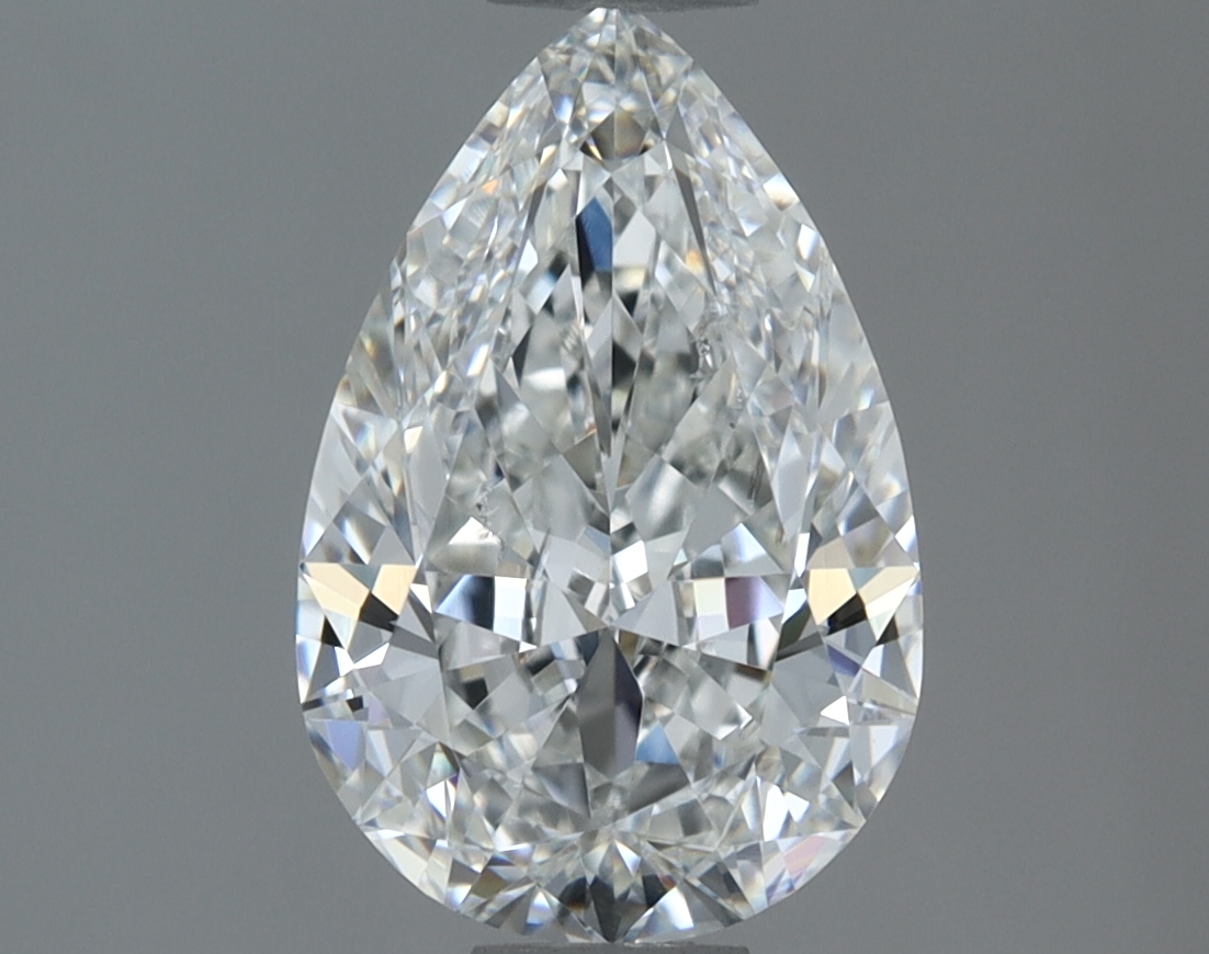 1.20 carat natural Pear diamond, G SI2, GIA certified
