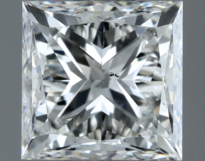 1.01 carat natural Princess diamond, G VS2, IGI certified