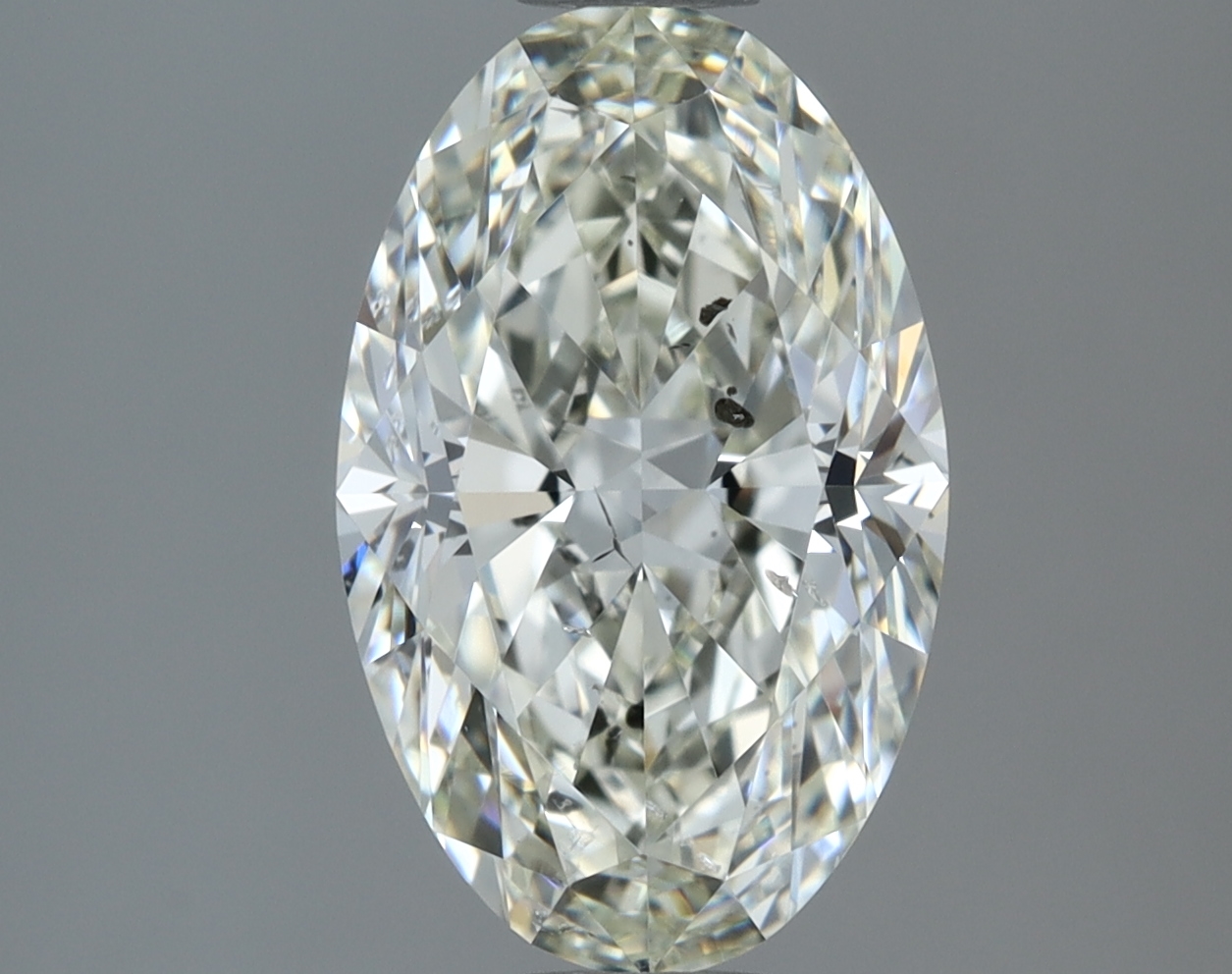 1.81 carat natural Oval diamond, I SI1, IGI certified