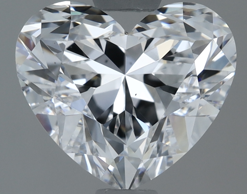 1.51 carat natural Heart diamond, D VS2, GIA certified