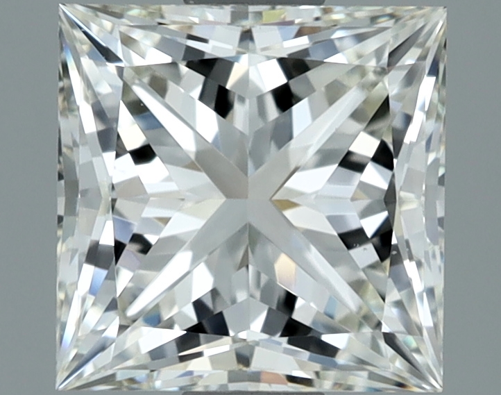 2.01 carat natural Princess diamond, J VS2, IGI certified
