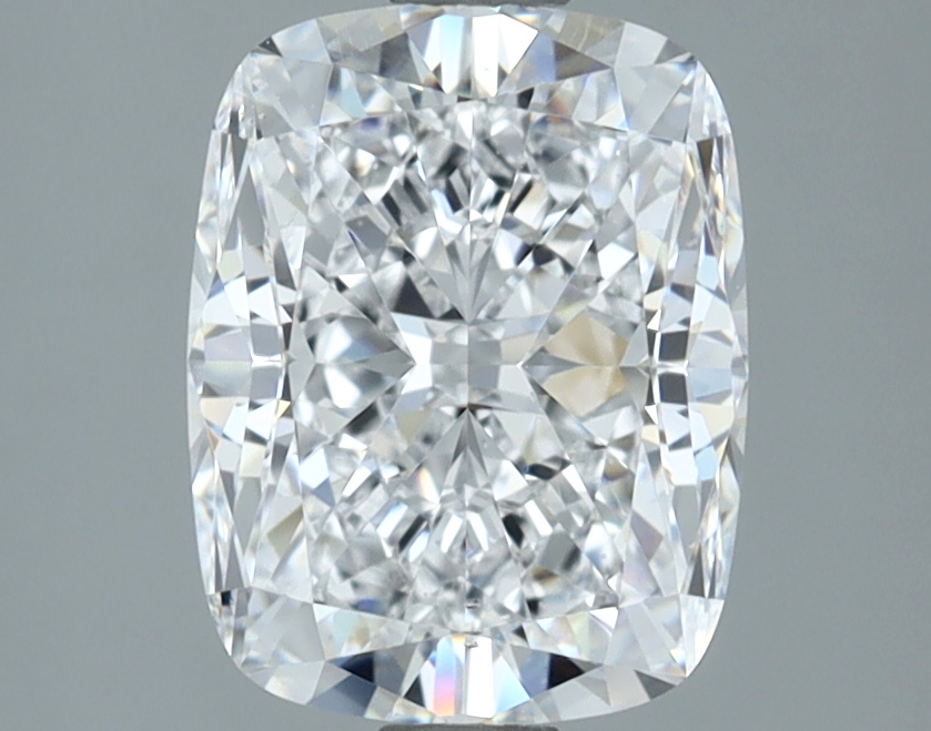 2.52 carat natural Cushion diamond, D VS2, GIA certified