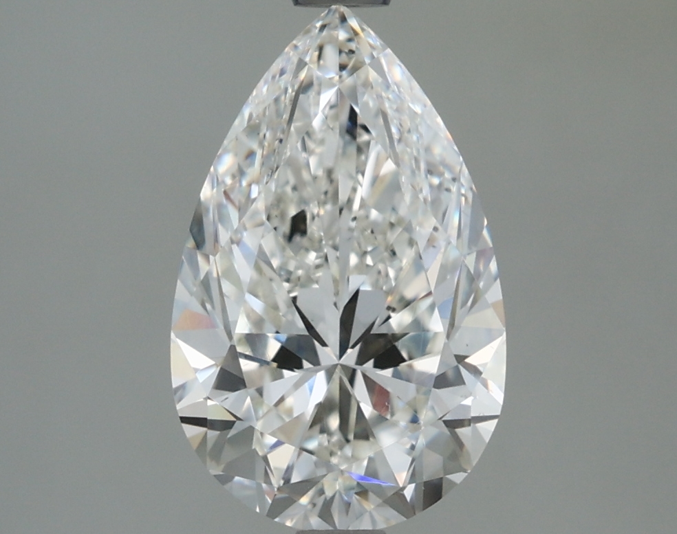 2.01 carat natural Pear diamond, H VS2, IGI certified
