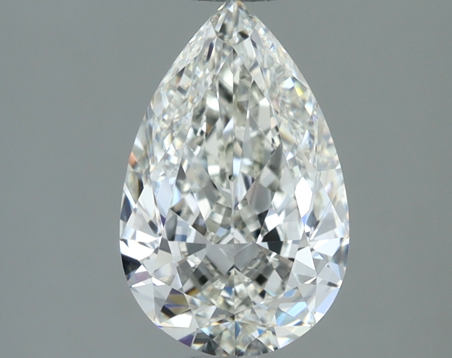 1.40 carat natural Pear diamond, H VVS1, IGI certified