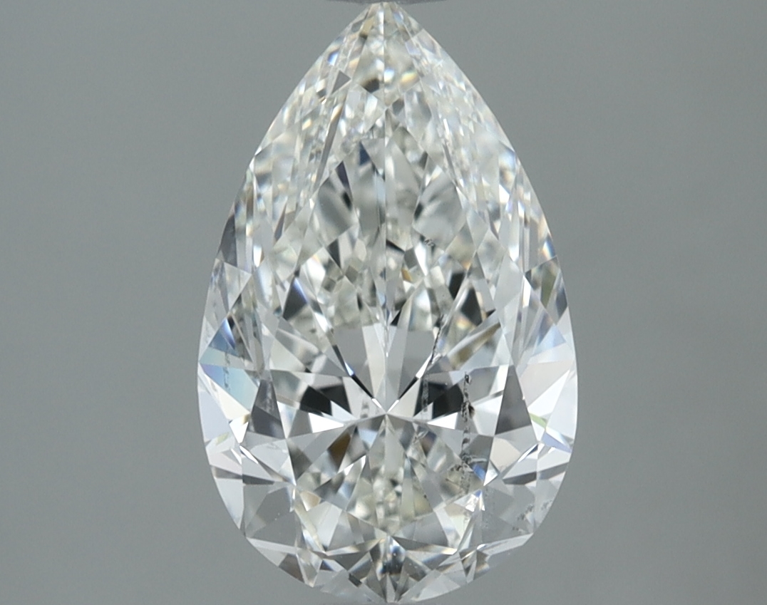 1.80 carat natural Pear diamond, H SI1, IGI certified