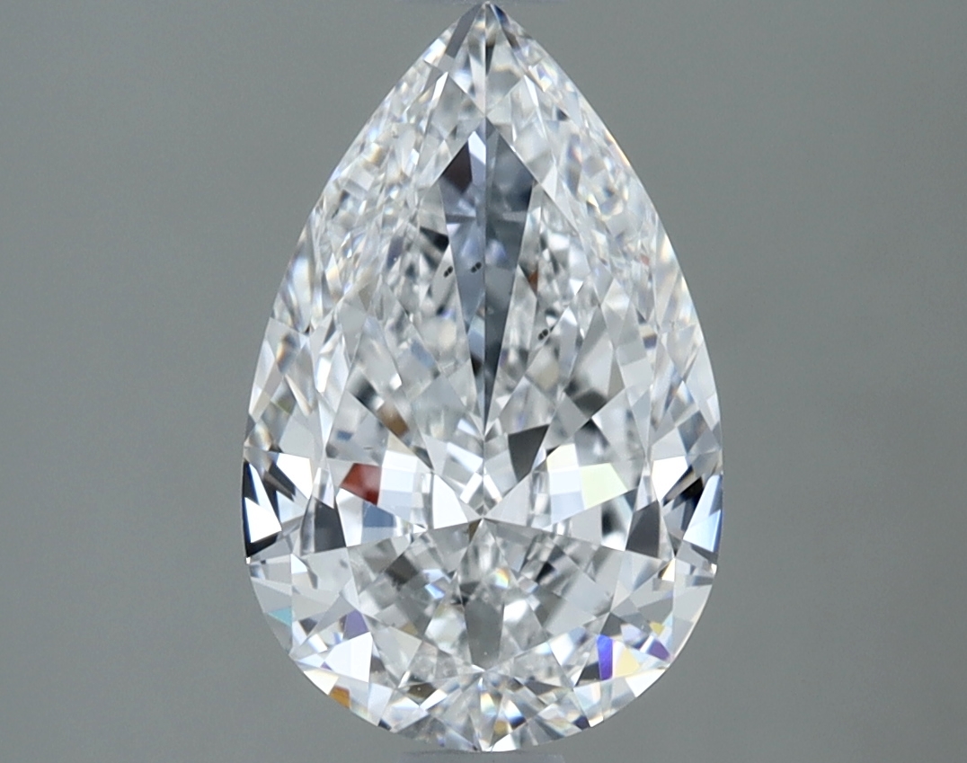 1.70 carat natural Pear diamond, E VS2, GIA certified