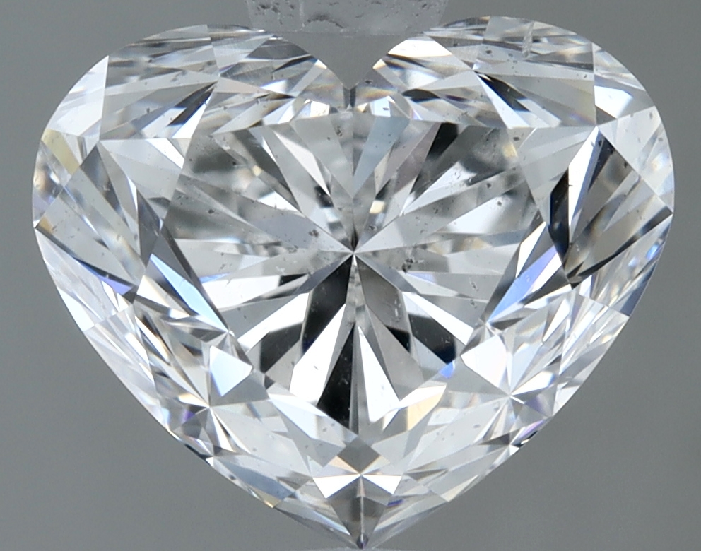 2.01 carat natural Heart diamond, F SI1, GIA certified