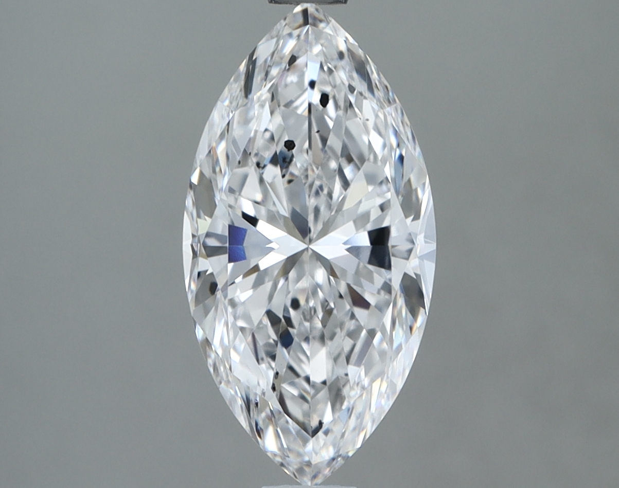 2.01 carat natural Marquise diamond, D SI2, GIA certified