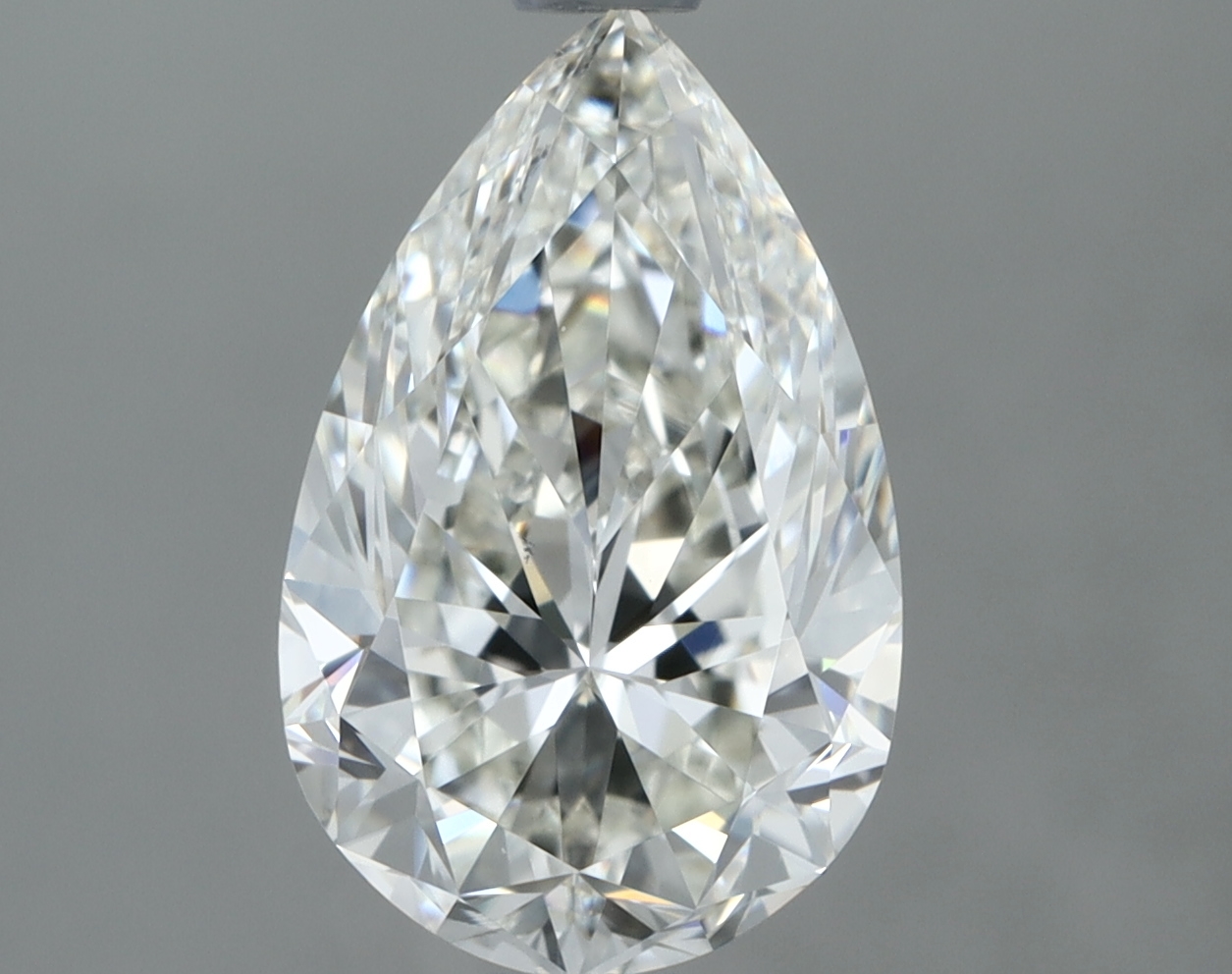 1.80 carat natural Pear diamond, J VS2, GIA certified