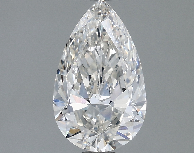 1.31 carat natural Pear diamond, G VS1, IGI certified