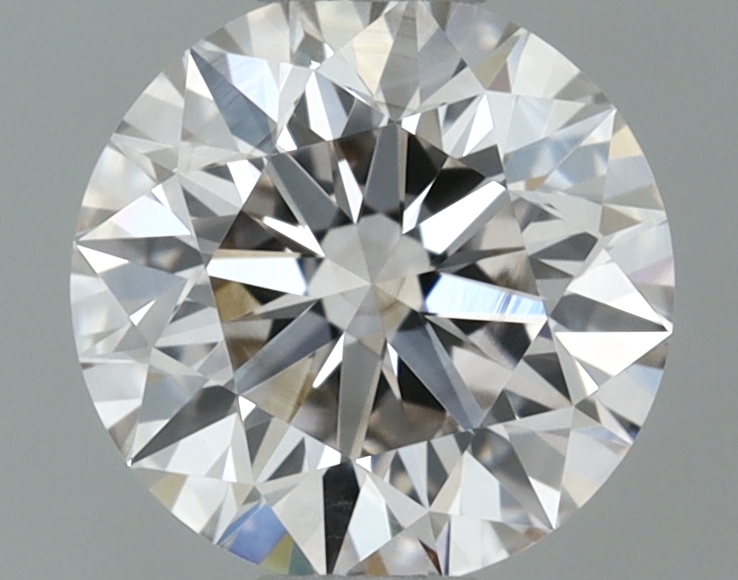 0.70 ct Round K · Faint Brown natural diamond