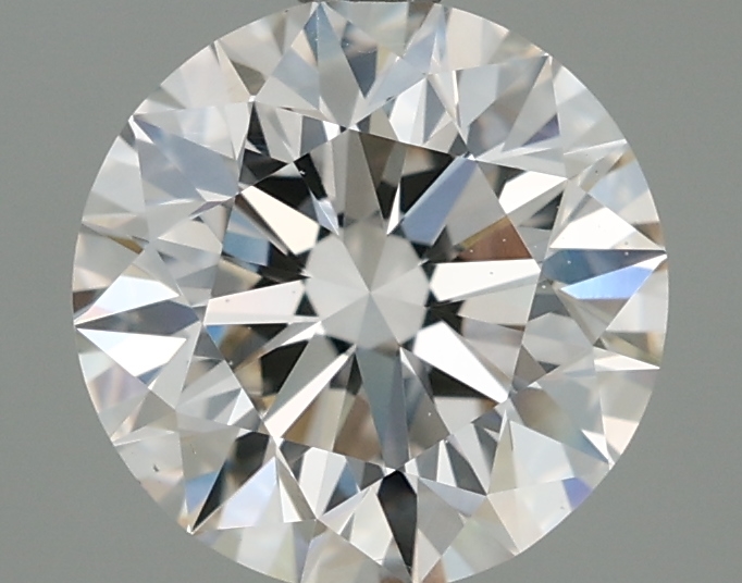 2.17 ct Round K · Faint Brown natural diamond